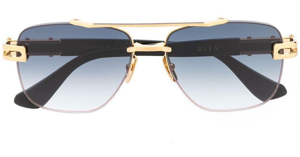 Dita Eyewear Grand-evo One Square-frame Sunglasses in Black - Lyst
