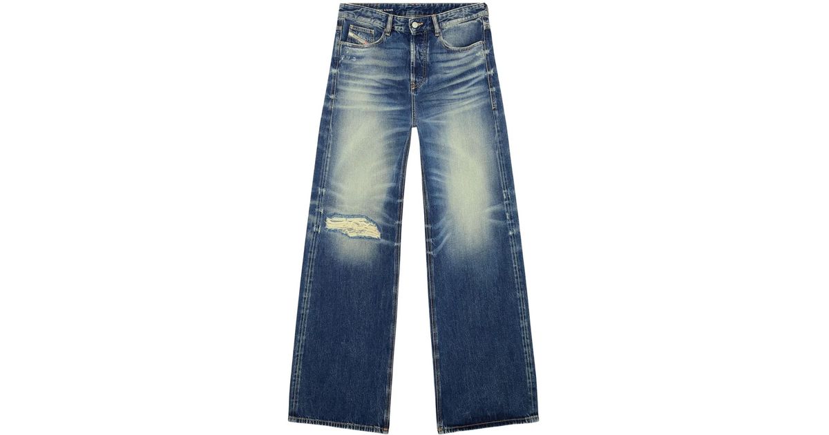 DIESEL D-Rise 09J95 Straight Jeans in Blue for Men | Lyst