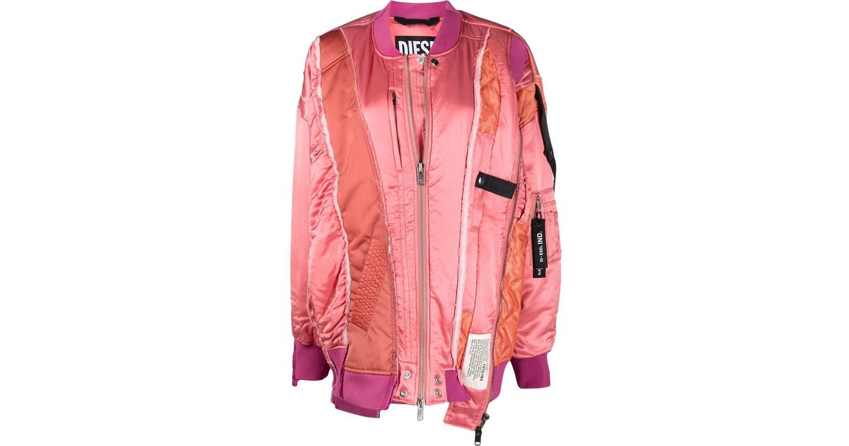 大人気アイテム diesel-pink-Veste-bomber-G- ジャケット・アウター