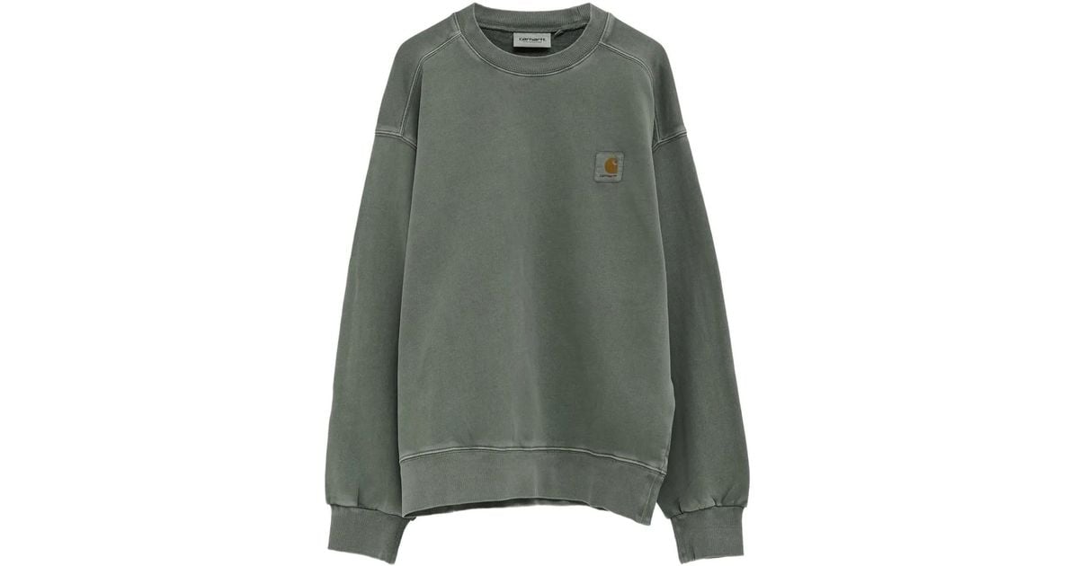 Carhartt Nelson Sweat in Green for Men | Lyst Canada