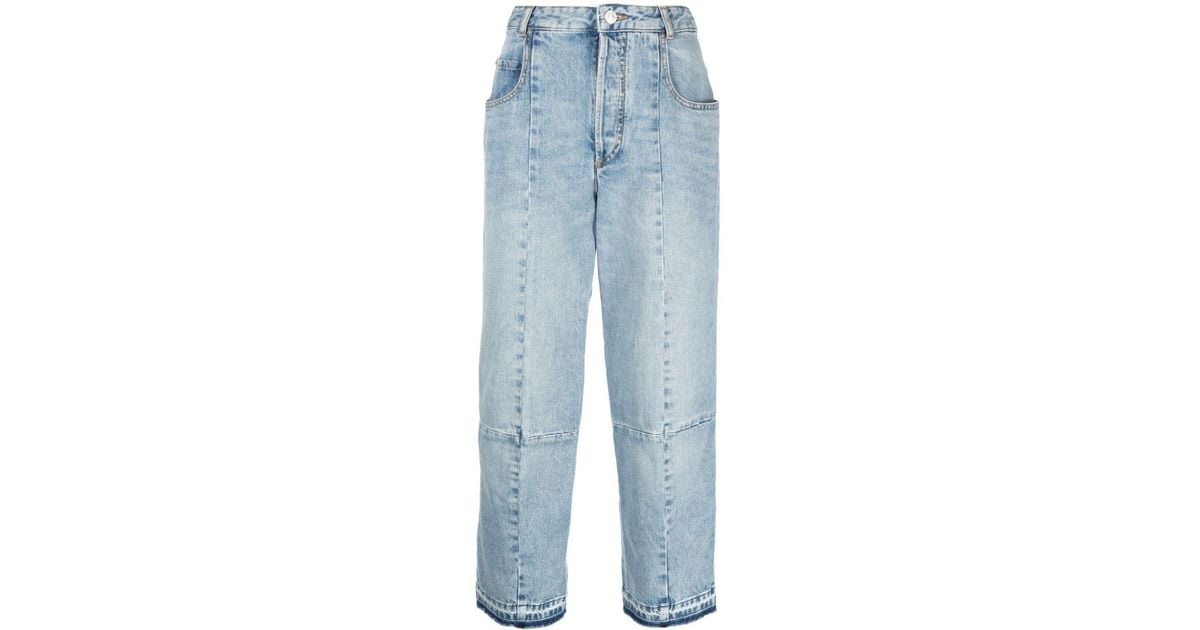 Isabel Marant Norela Straight leg Jeans in Blue Lyst Canada