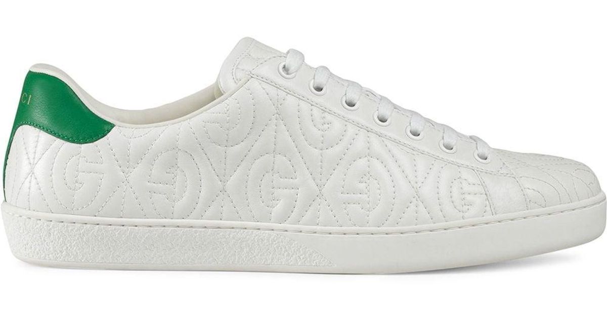 gucci ace g rhombus sneaker