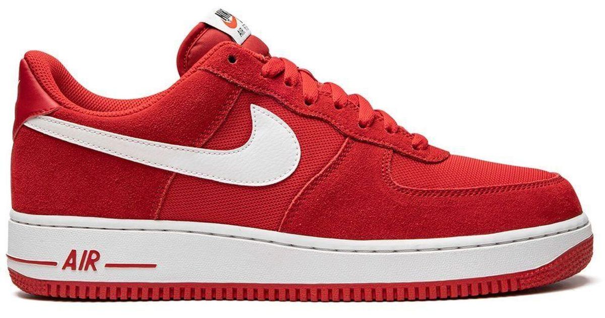 Nike Air Force 1 Low Sneakers in Red for Men Lyst
