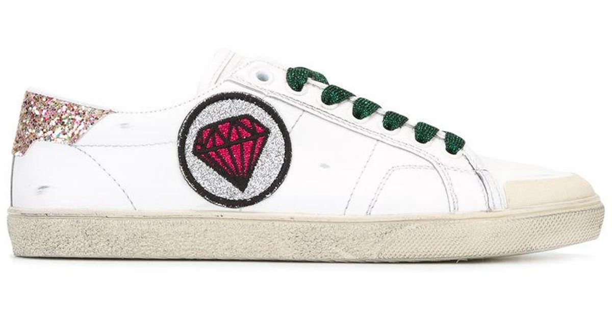 Saint Laurent Signature Court Classic Sl/37 Diamond Patch 