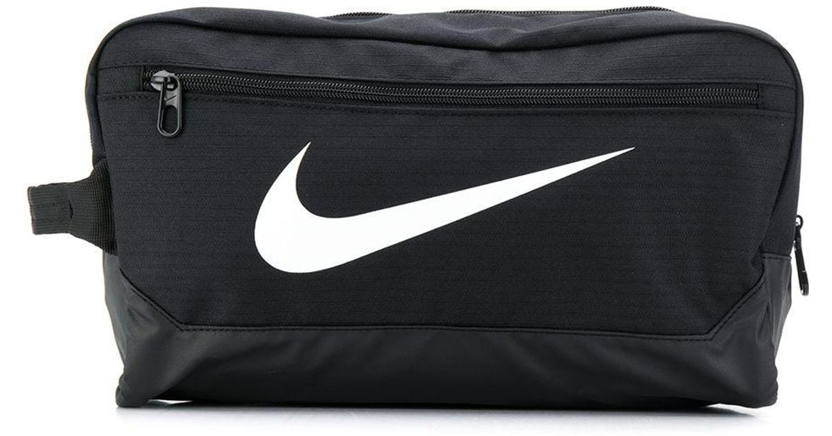 Nike Contrast Logo Clutch in Black for Men - Lyst