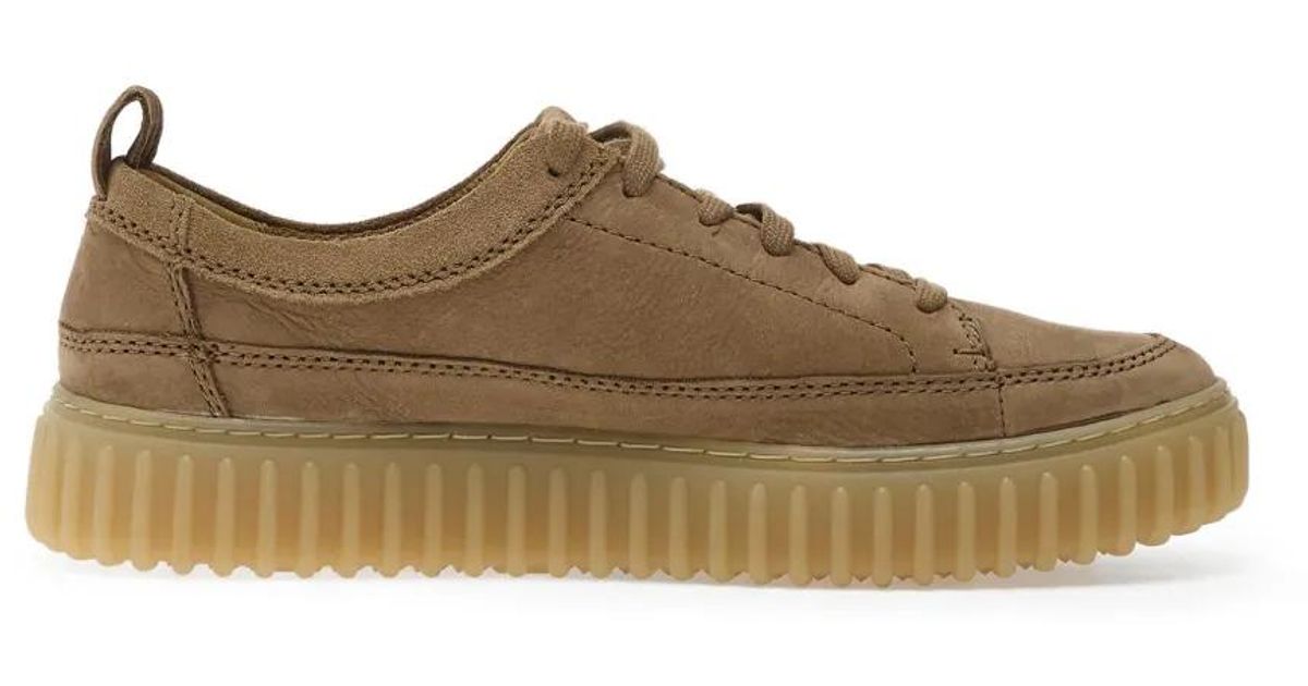 Clarks Torhill Lace Low-Top Sneakers in Brown for Men | Lyst