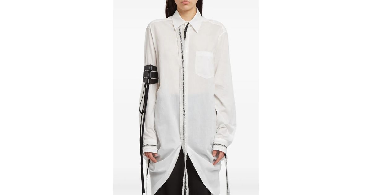 Ann Demeulemeester Ranita Upper Arm Bracelet in White | Lyst Canada