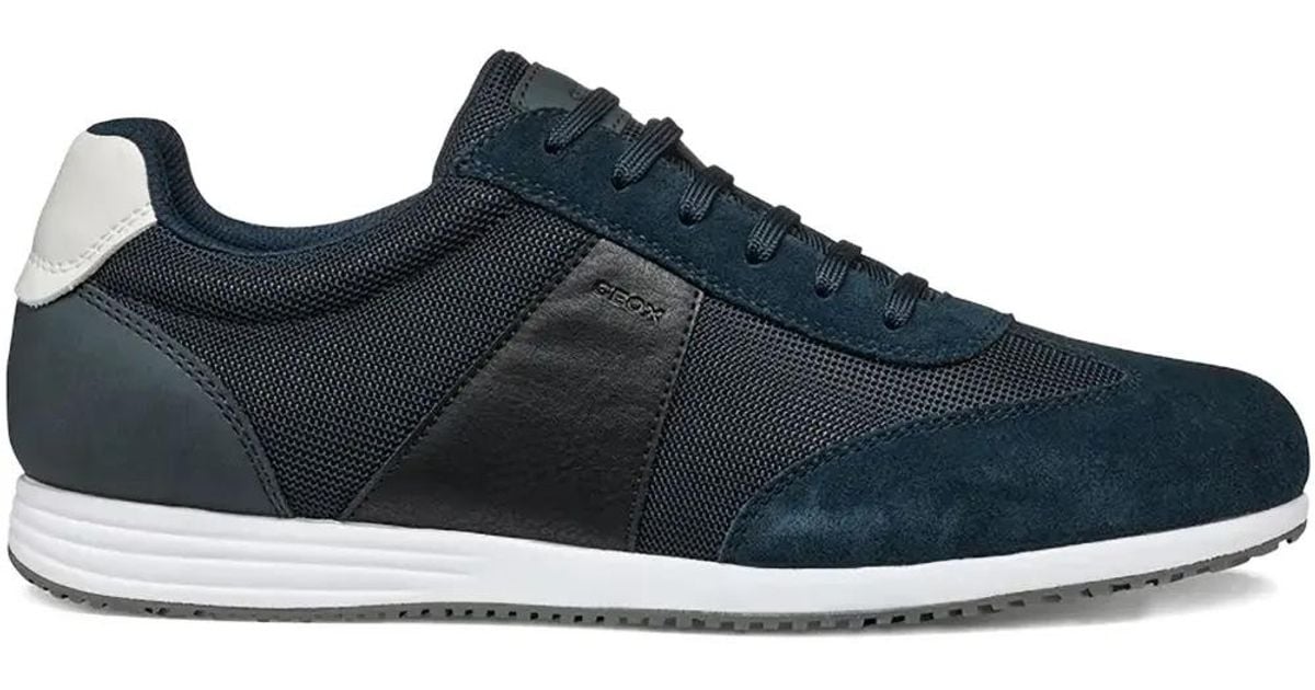 Geox Arthien Mesh Sneakers in Blue for Men | Lyst