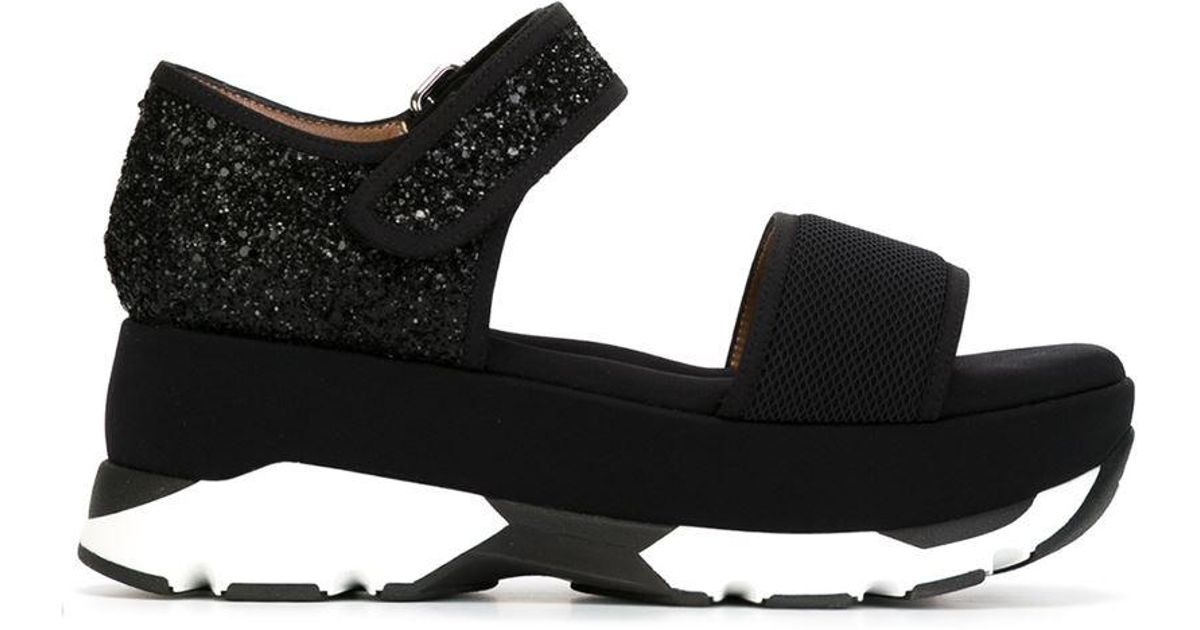 marni glitter sandals