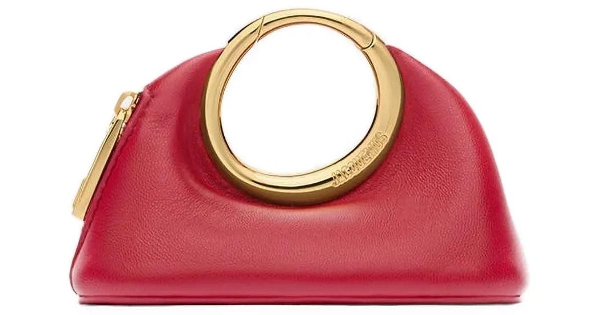 Jacquemus Le Calino Clutch With Ring in Red | Lyst