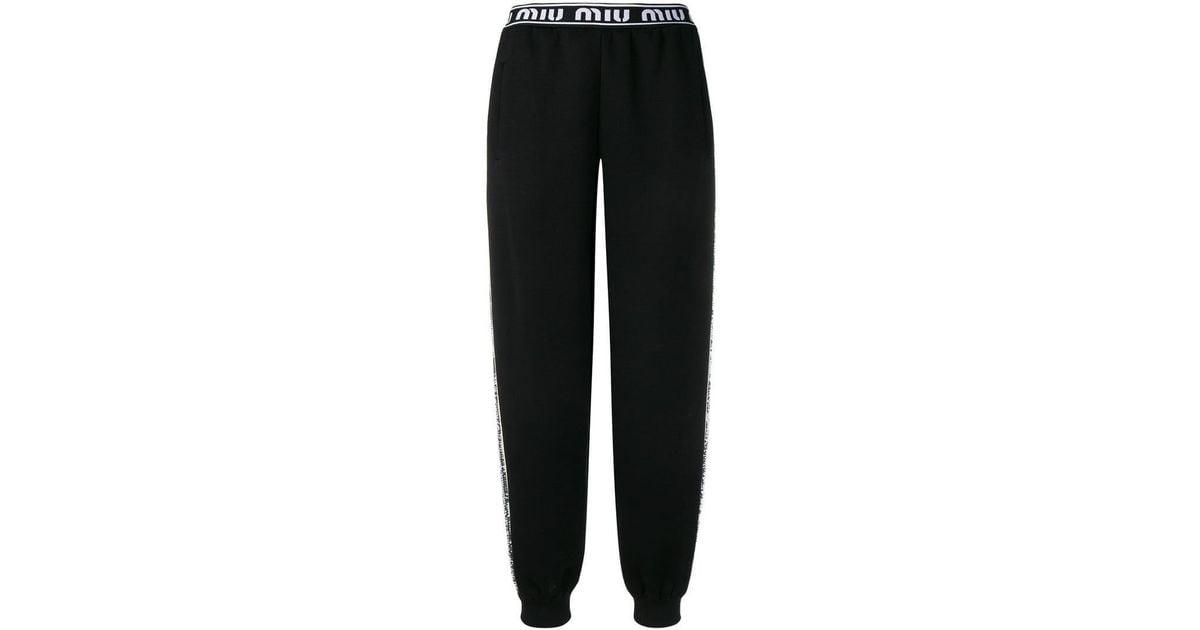 miu miu track pants