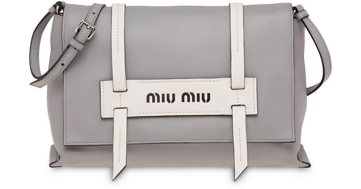 miu miu grey bag