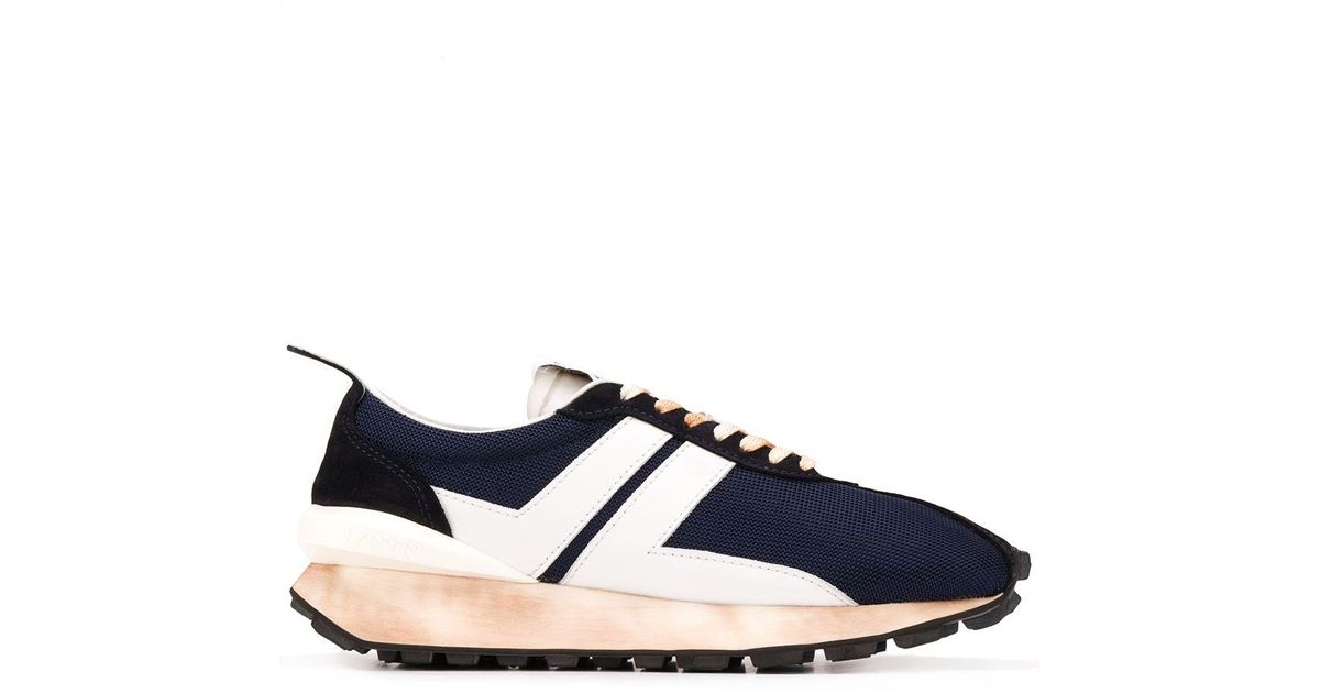 lanvin nylon bumper sneaker