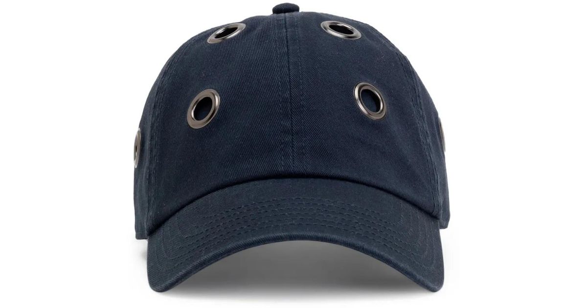 GIMAGUAS Eyelets-Embellished Cap in Blue | Lyst