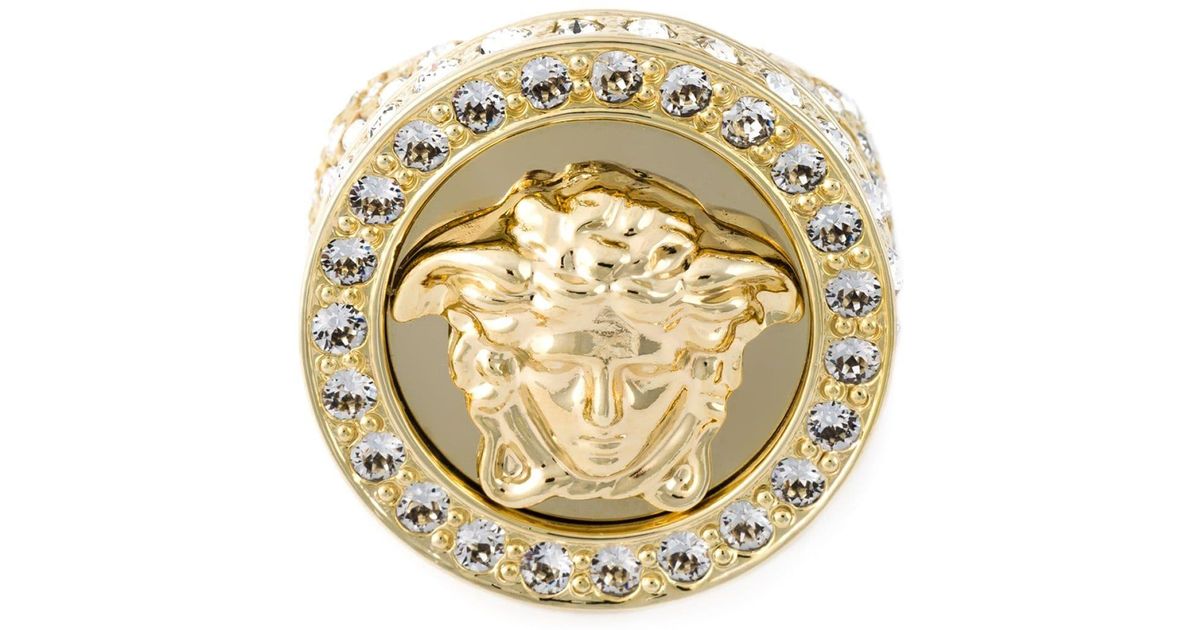 versace swarovski ring