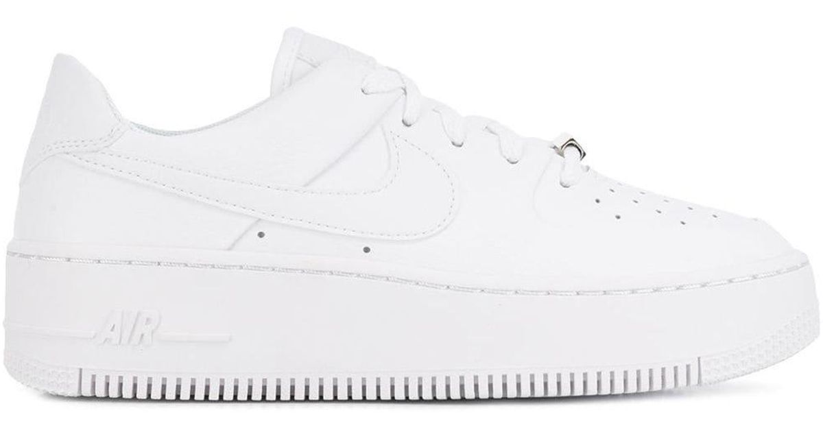 Nike Air Force 1 Sage Low "triple White" Sneakers | Lyst