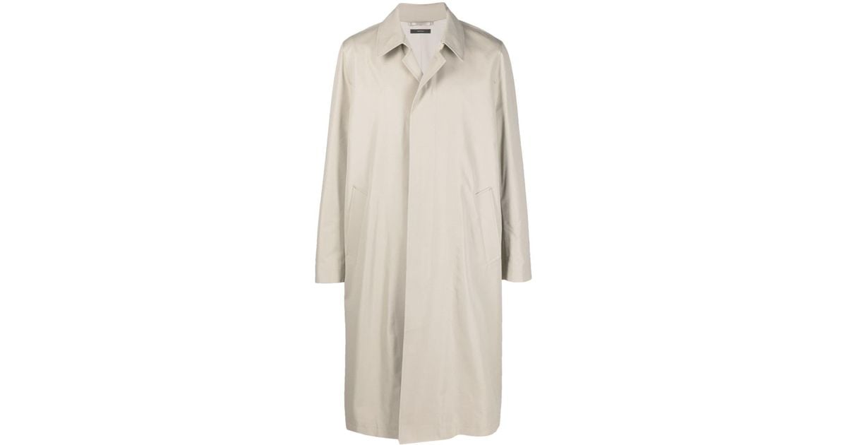 Tom Ford Concealed-fastening Trench Coat in White for Men | Lyst