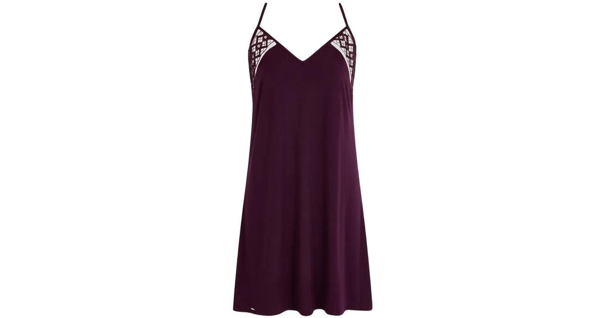 Aubade Nuisette Sweet Obsession À Broderies in Purple | Lyst UK