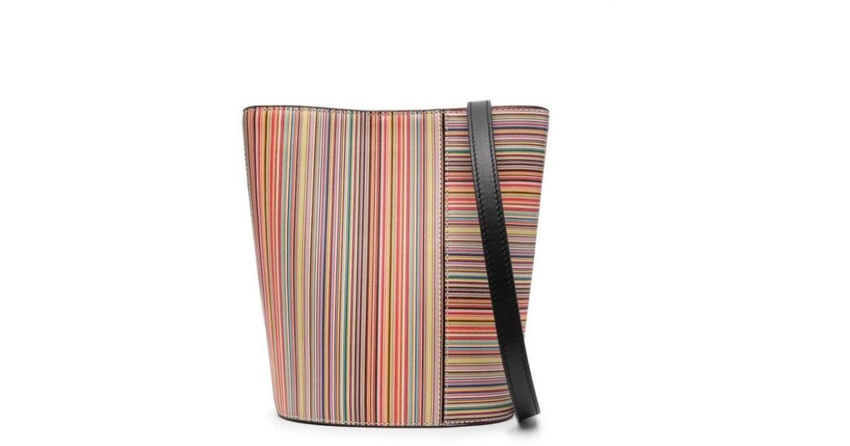 Paul Smith Signature Stripe Bucket Bag