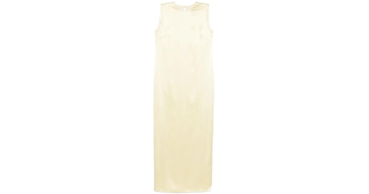 sophie et voila draped satin maxi dress Sophie Et Voila Draped Satin Maxi Dress In Black