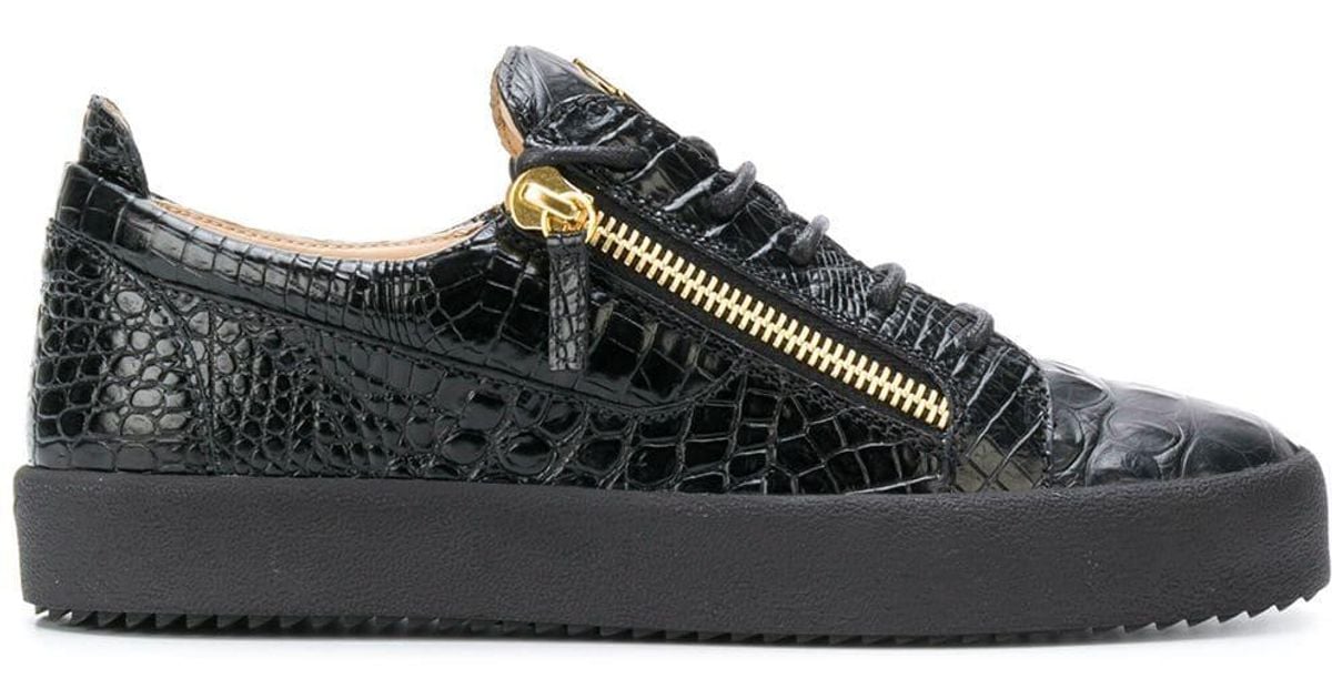 giuseppe zanotti crocodile leather