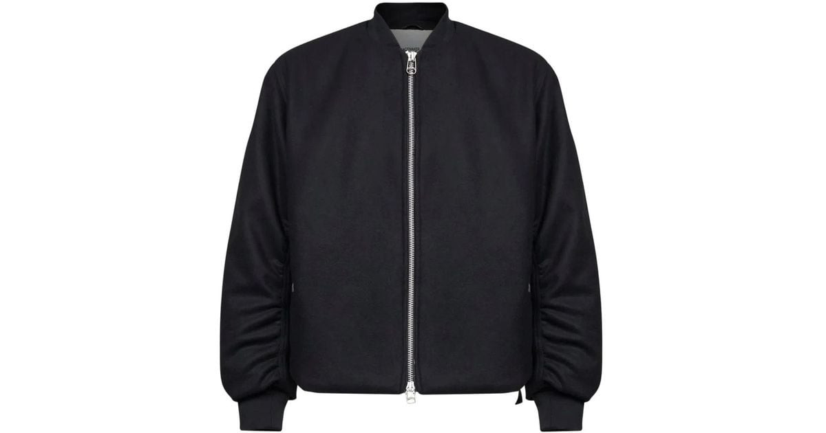 Oamc Peacemaker Minimal Bomber Jacket in Black for Men | Lyst