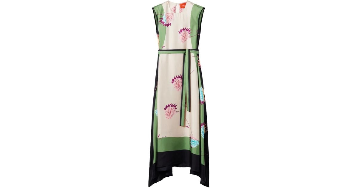 La DoubleJ San Carlo Maxi Dress in Green | Lyst