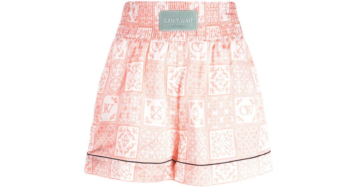 Off white shop pink shorts