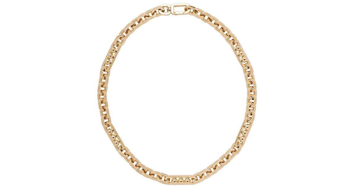 Prada Chain Necklace in Metallic for Men Lyst