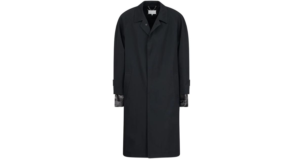 メンズ Maison Margiela Anonymity Of The Lining コート ブラック | Lyst