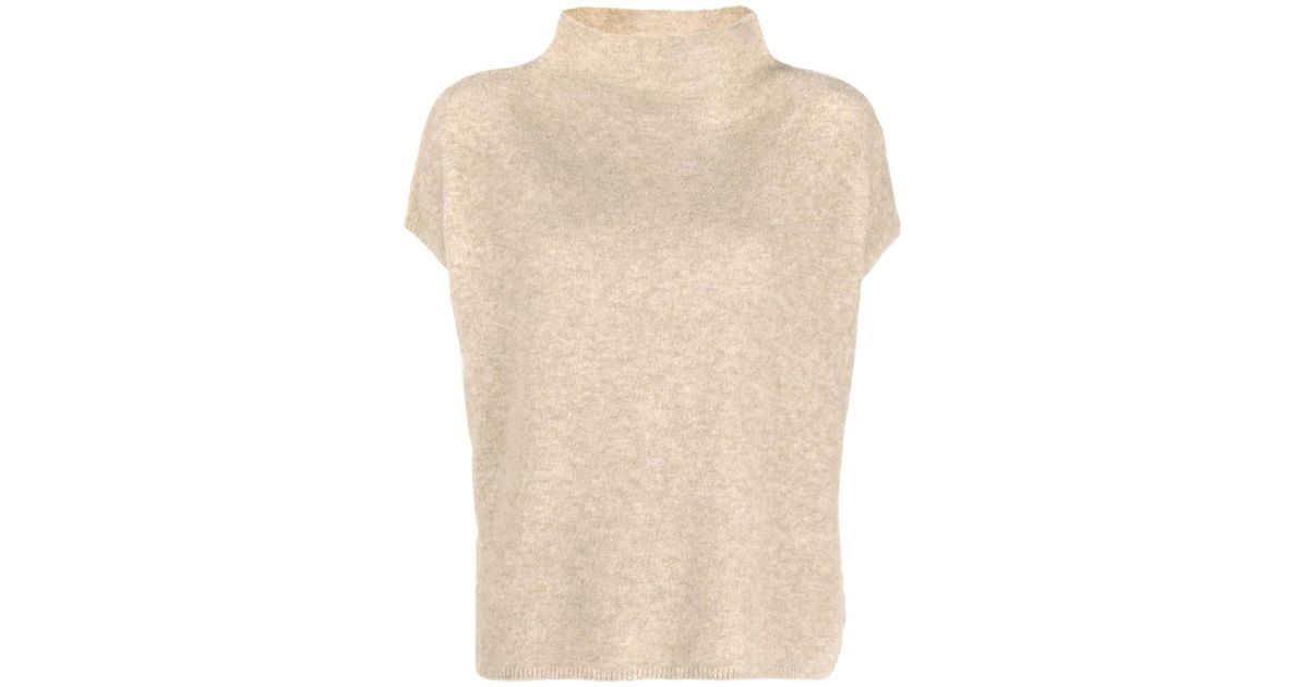 Filippa K Ximena Knitted Top in Natural | Lyst