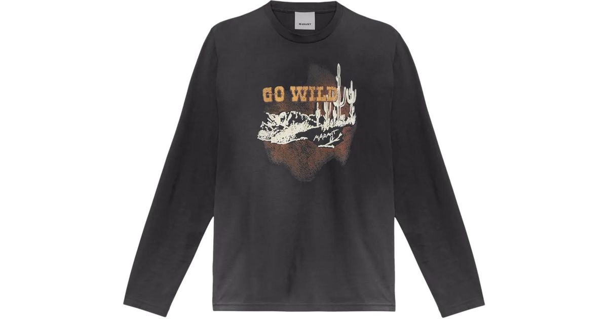 メンズ Isabel Marant Leiloha Tシャツ ブラック | Lyst メンズ Isabel Marant Leiloha Tシャツ ブラック | Lyst