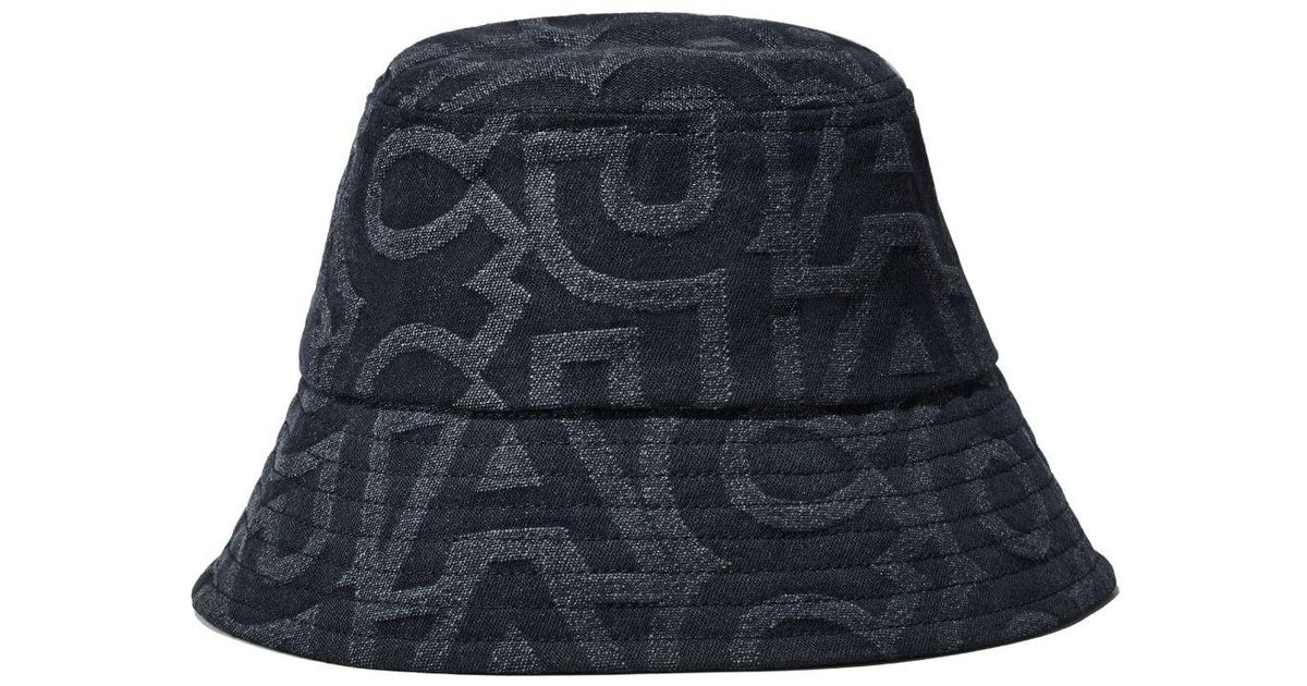 Marc Jacobs The Monogram Denim Bucket Hat in Blue Lyst