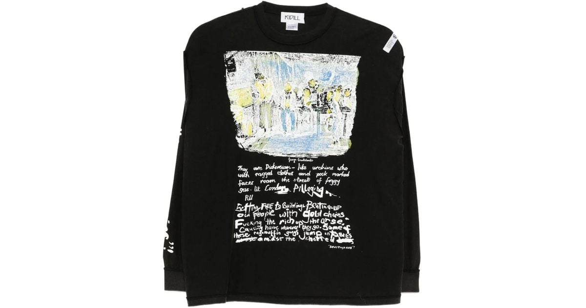 Kidill Seditionaries T-Shirt in Black for Men | Lyst