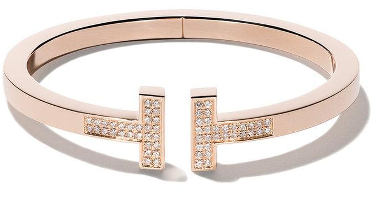 Tiffany \u0026 Co. 18kt Rose Gold Tiffany T 
