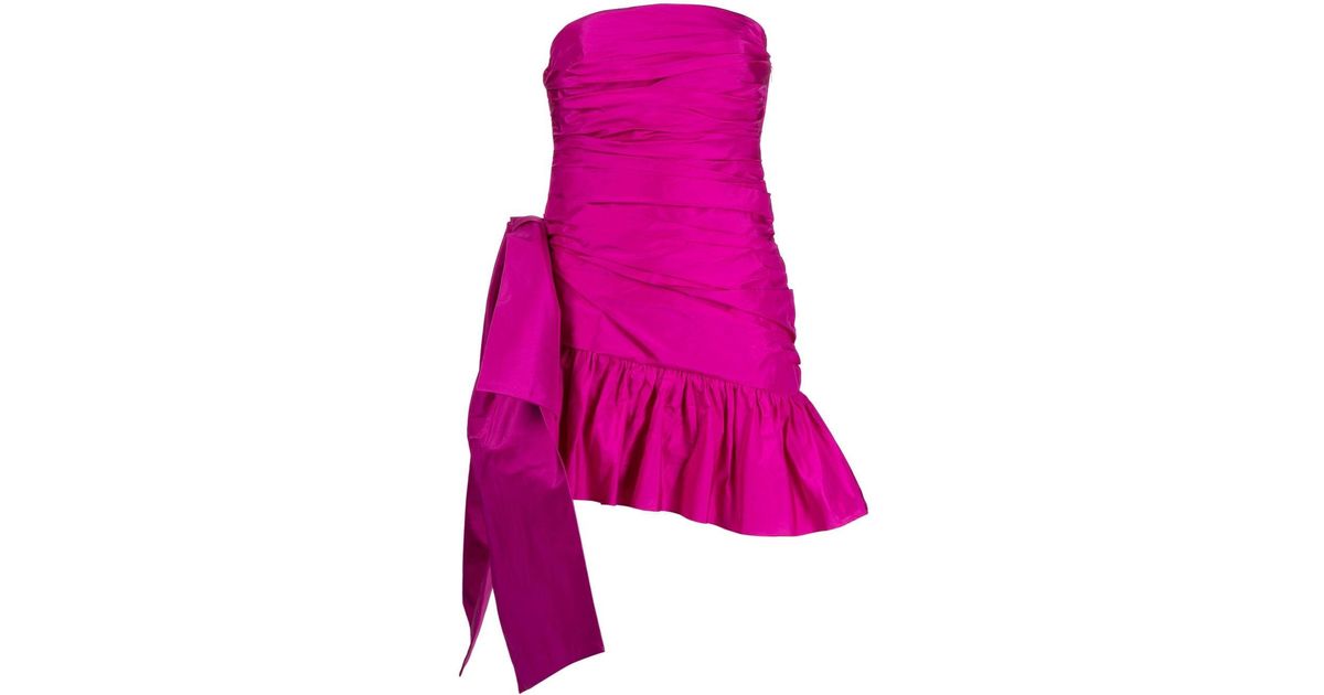 LoveShackFancy Noble Mini Dress in Pink | Lyst