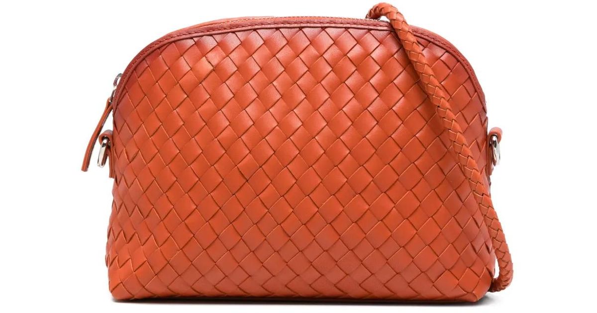 Dragon Diffusion Chunky Fellini Woven Clutch Bag in Orange | Lyst Canada