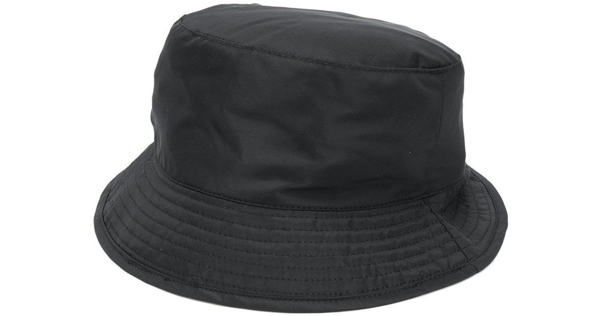 Lanvin Cotton Bucket Hat in Black for 
