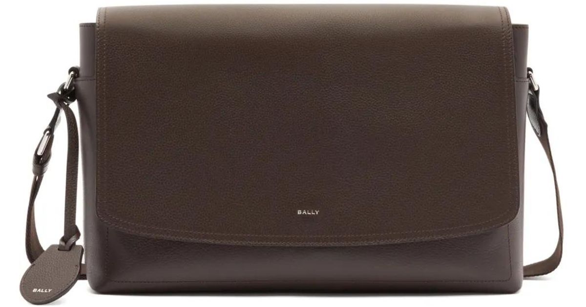 Bally Capitol Messenger Bag in Brown for Men | Lyst