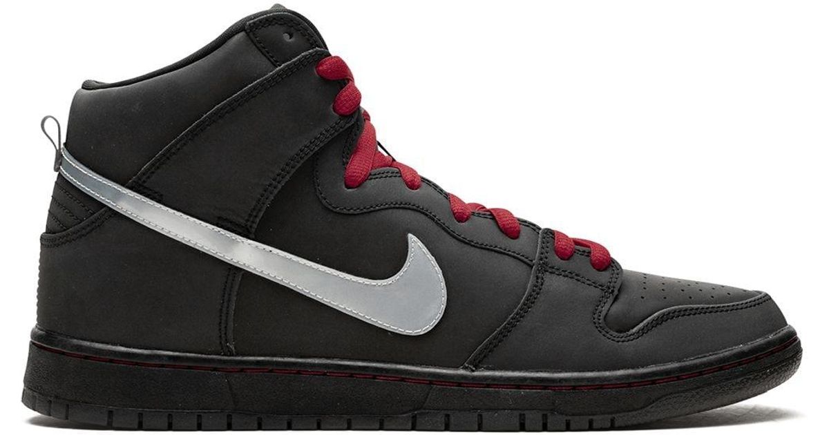 Nike Dunk SB High Dames Zilver