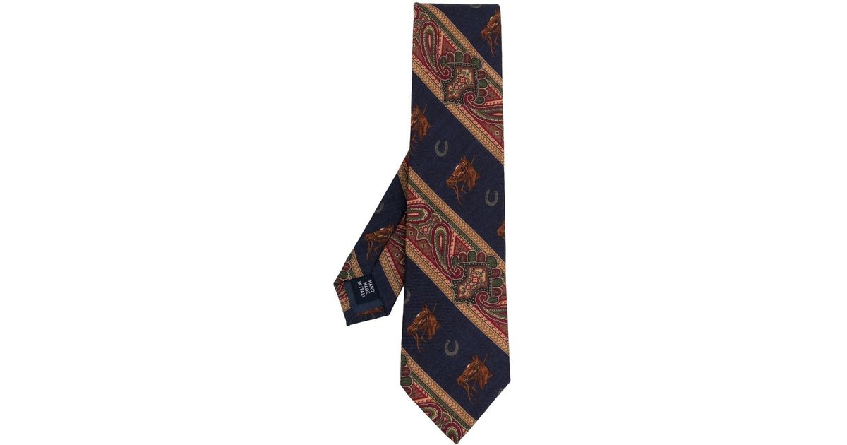 Polo Ralph Lauren Krawatte mit Paisleymuster in Blau für Herren | Lyst DE
