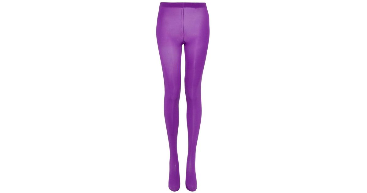 Comme des Garçons High-waisted Tights in Purple | Lyst