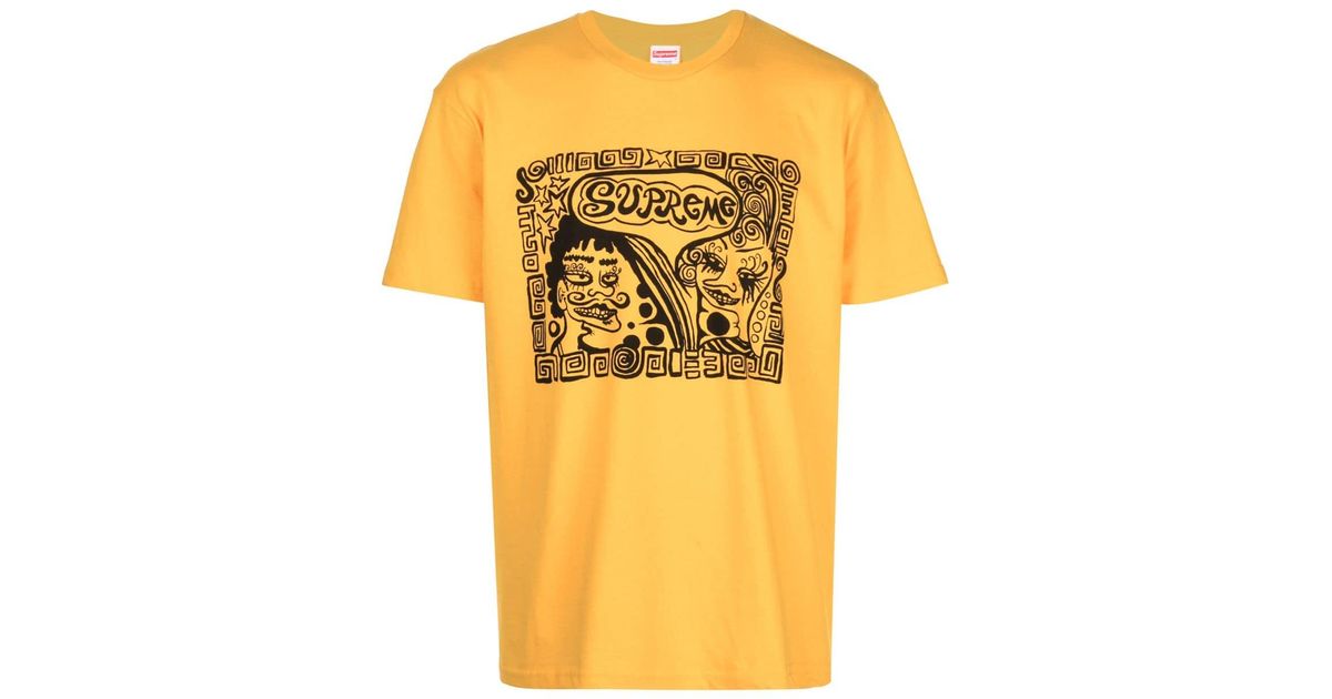 supreme shirt yellow