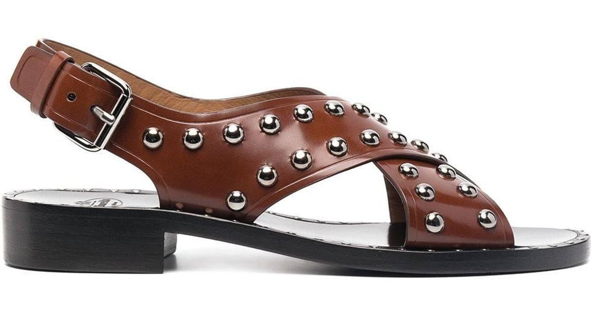 【関税&送料込】Church'S Church S Rhonda 2 Smooth Leather Fl Leather sandals Church's Black size 41 EU in Leather - 43199988