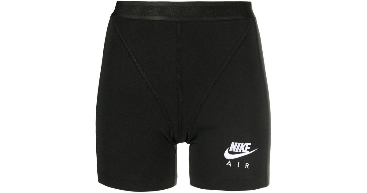 Nike Cotton Air Ribbed Training Shorts in Black | Lyst