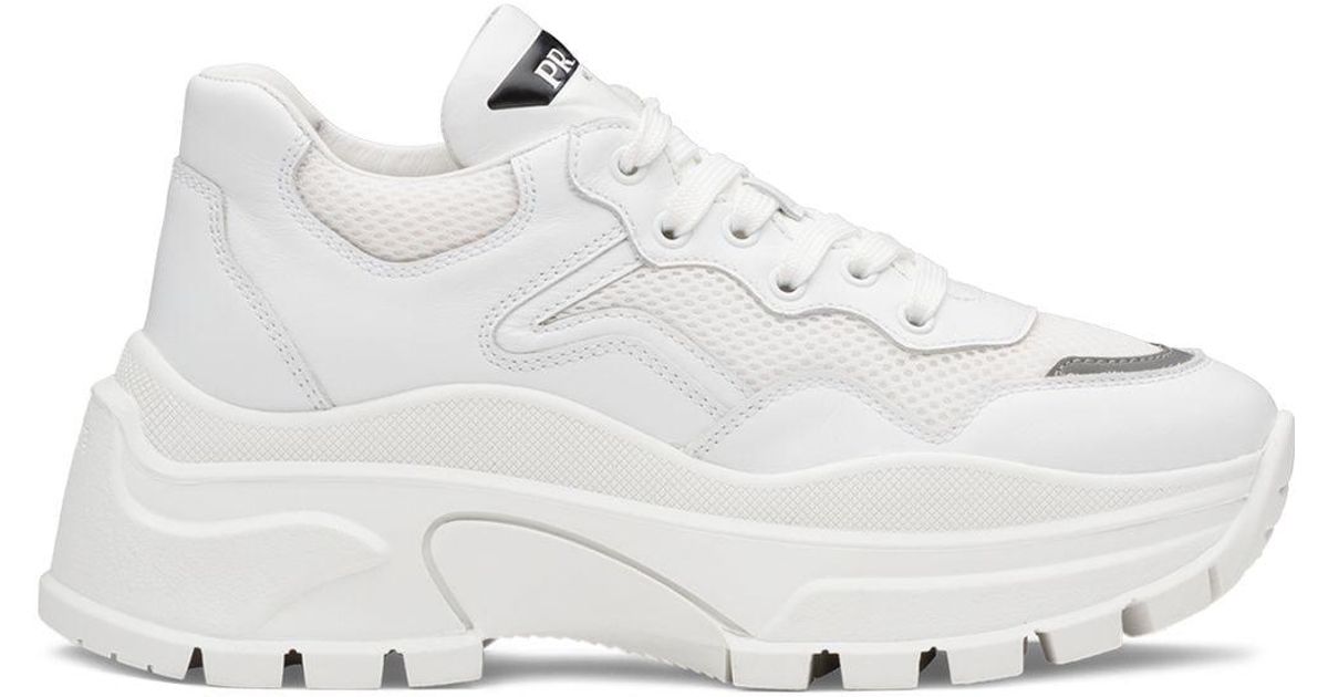 prada chunky panelled sneakers