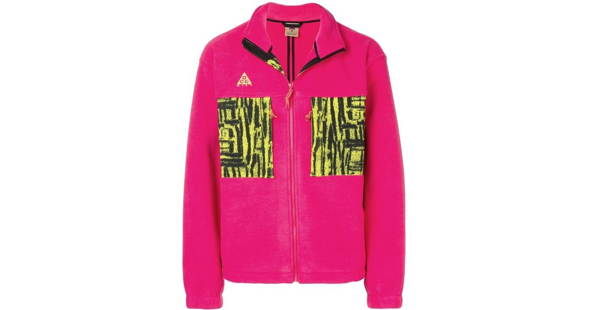 nike pink lab acg fleece