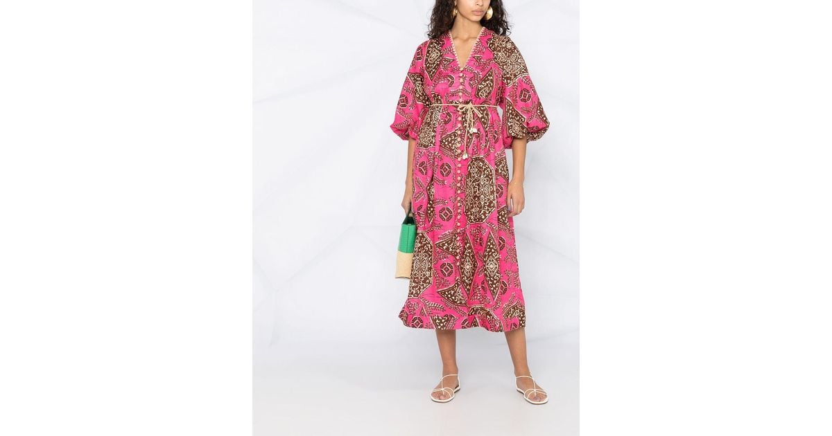 Zimmermann Cotton Lulu Plunge Midi 