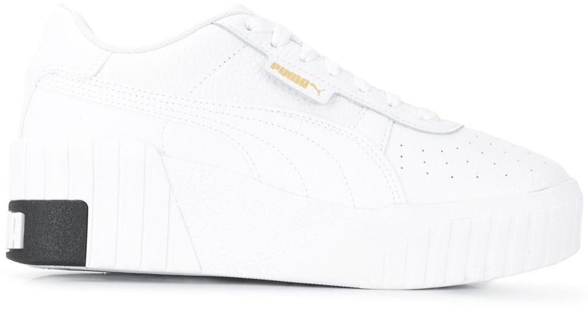 puma wedge sneakers black