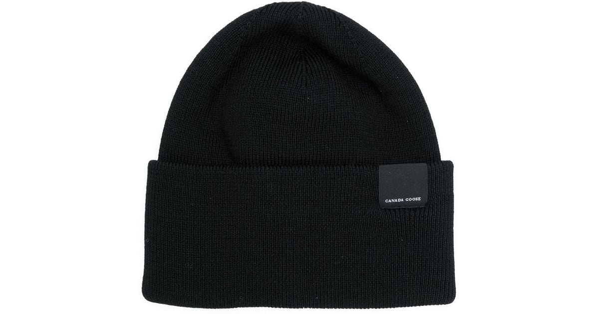 canada goose fitted beanie